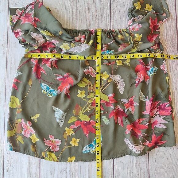 Anthropologie Maeve Vallita Off-The-Shoulder Blouse sz XS - Picture 6 of 7